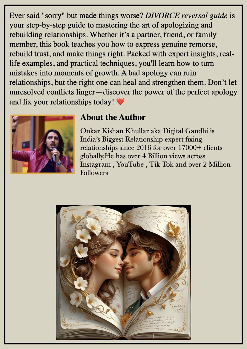 Divorce Reversal Guide E- book by Onkar khullar Good Network by I Impact India